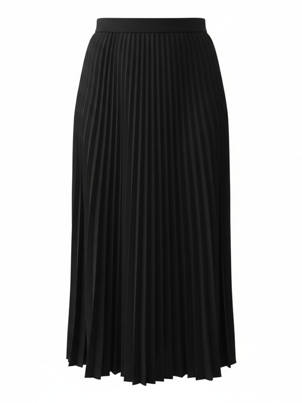 Elizabeth & Nicole Classic Black Pleated Skirt -Size Petite Large